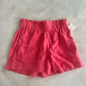 NWT A New Day Pink Linen Shorts, XS